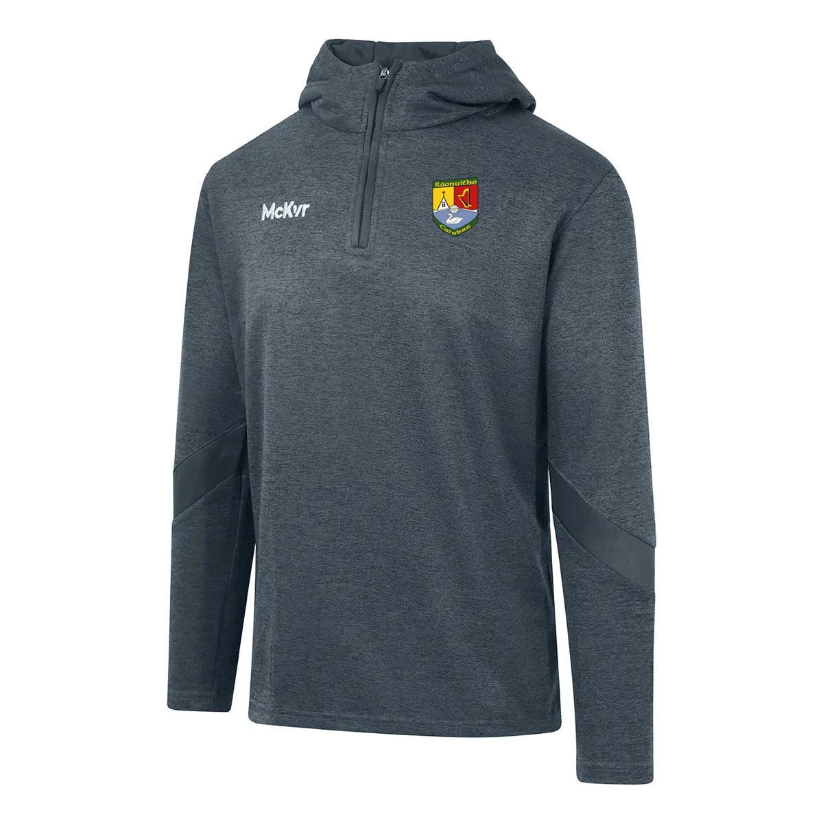 Mc Keever Carbery Rangers Core 22 1/4 Zip Hoodie - Adult - Charcoal