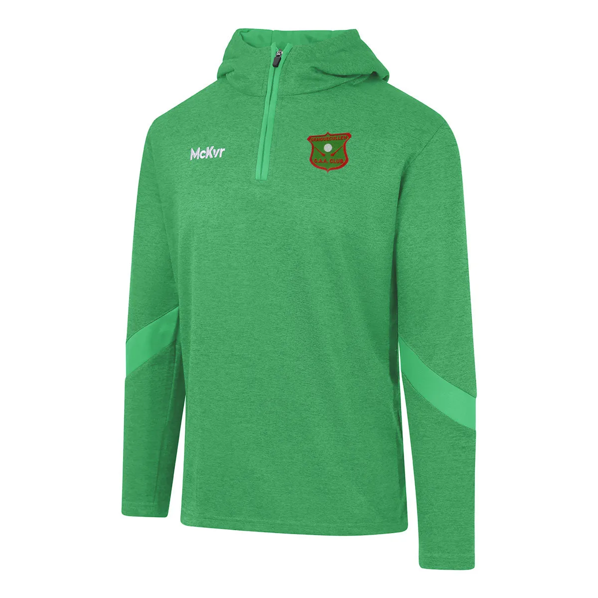 Mc Keever Graigue Cullen GAA Core 22 1/4 Zip Hoodie - Youth - Green