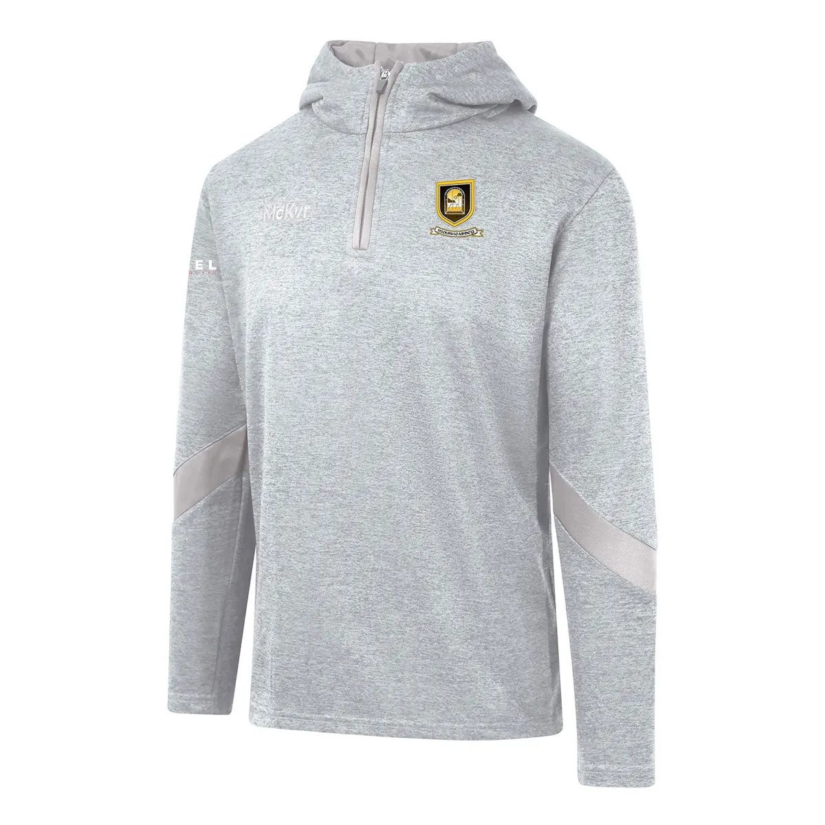 Mc Keever Mourneabbey LGFA Core 22 1/4 Zip Hoodie - Youth - Grey