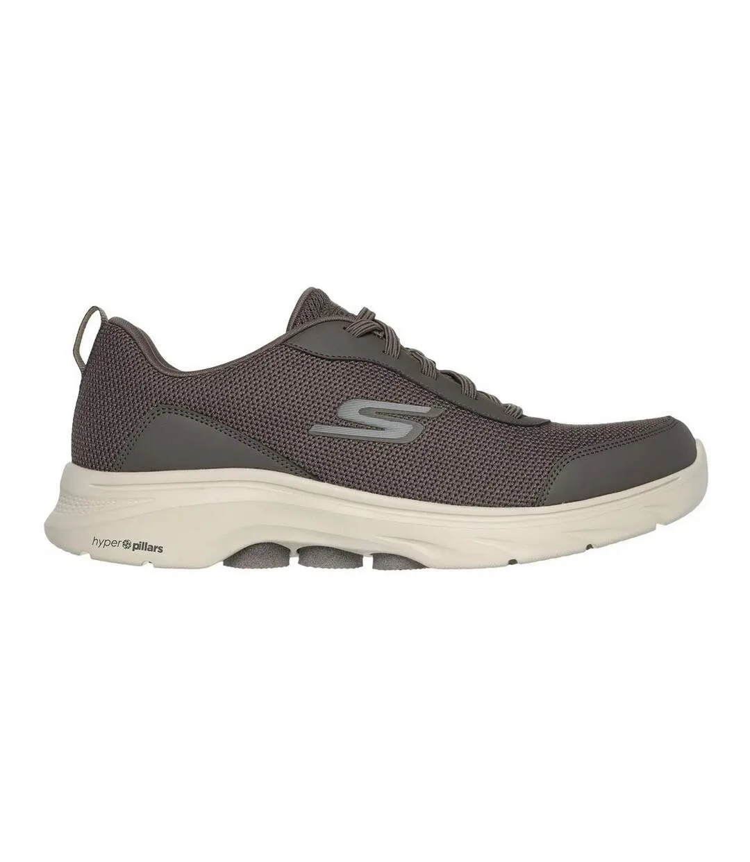 Mens go walk 7 trainers taupe Skechers