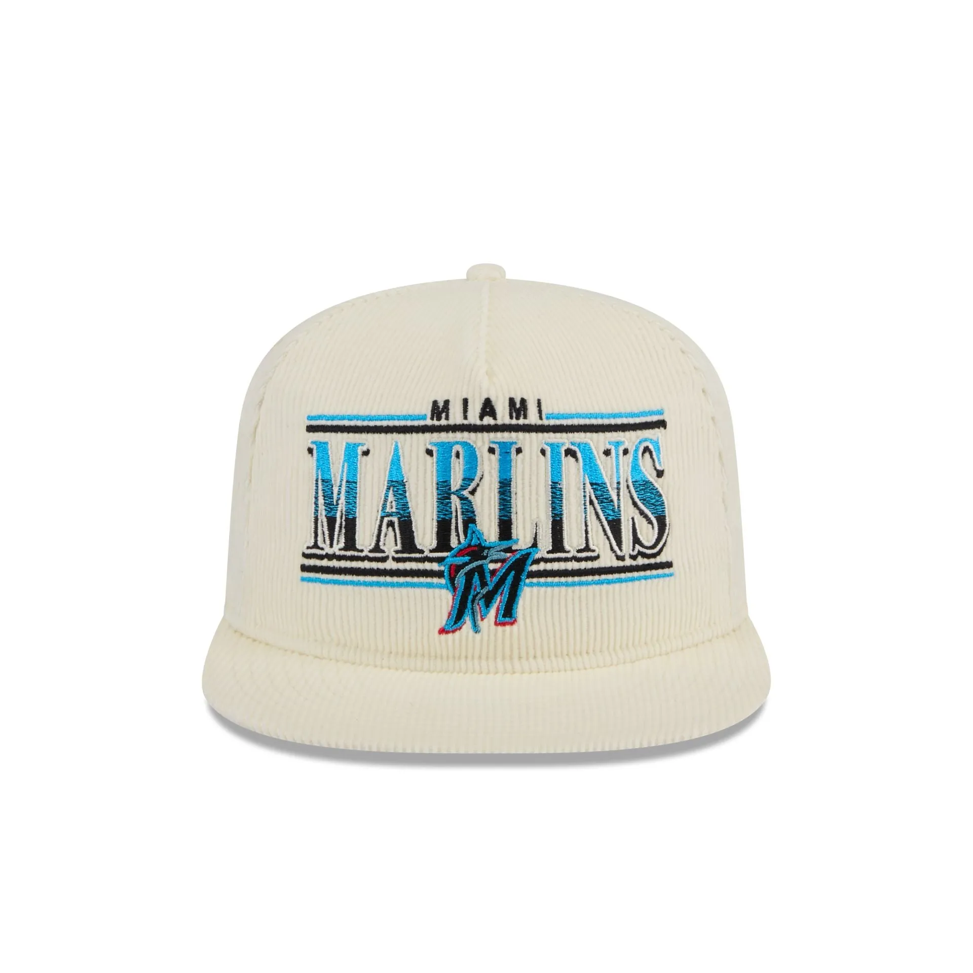 Miami Marlins Throwback Corduroy Golfer Hat