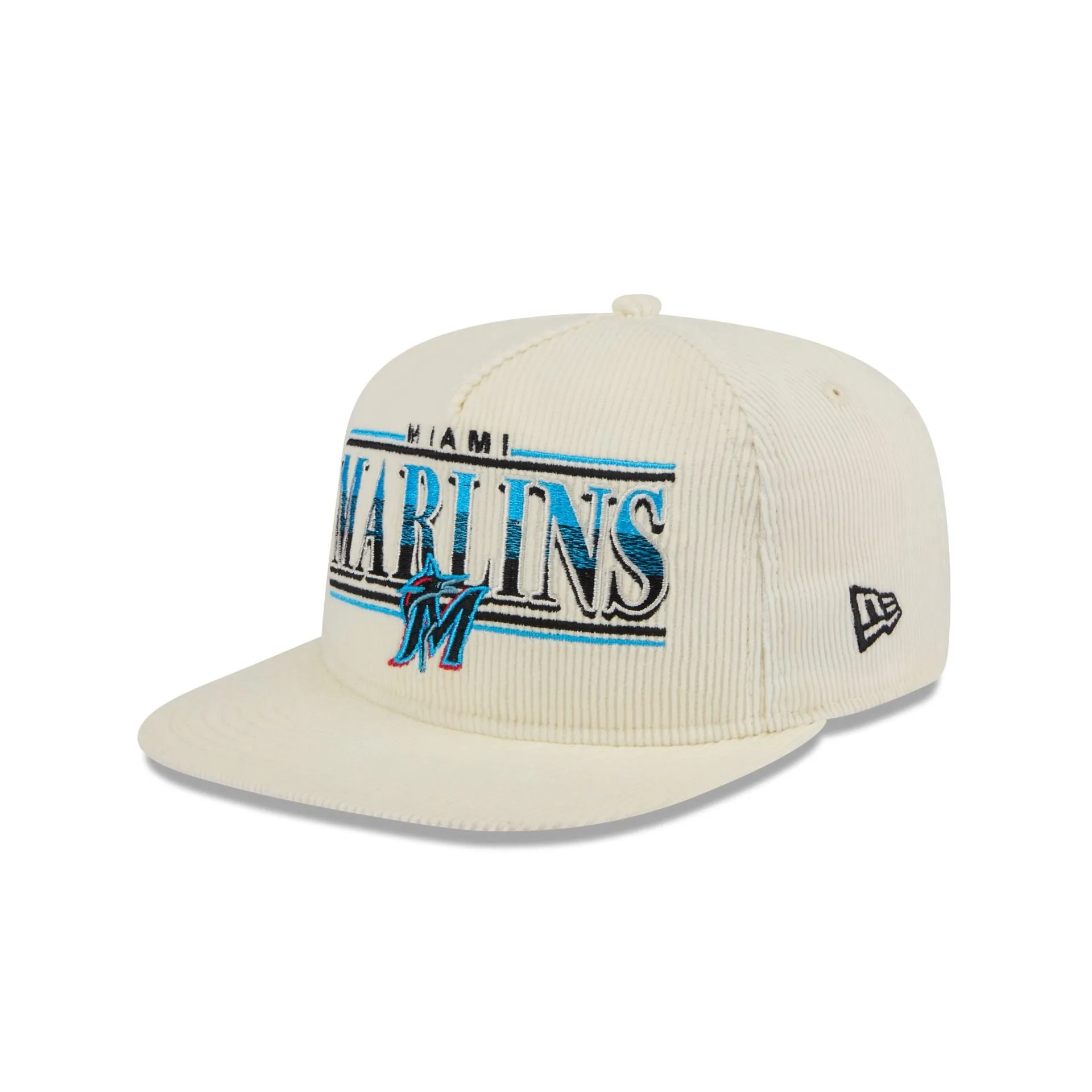 Miami Marlins Throwback Corduroy Golfer Hat