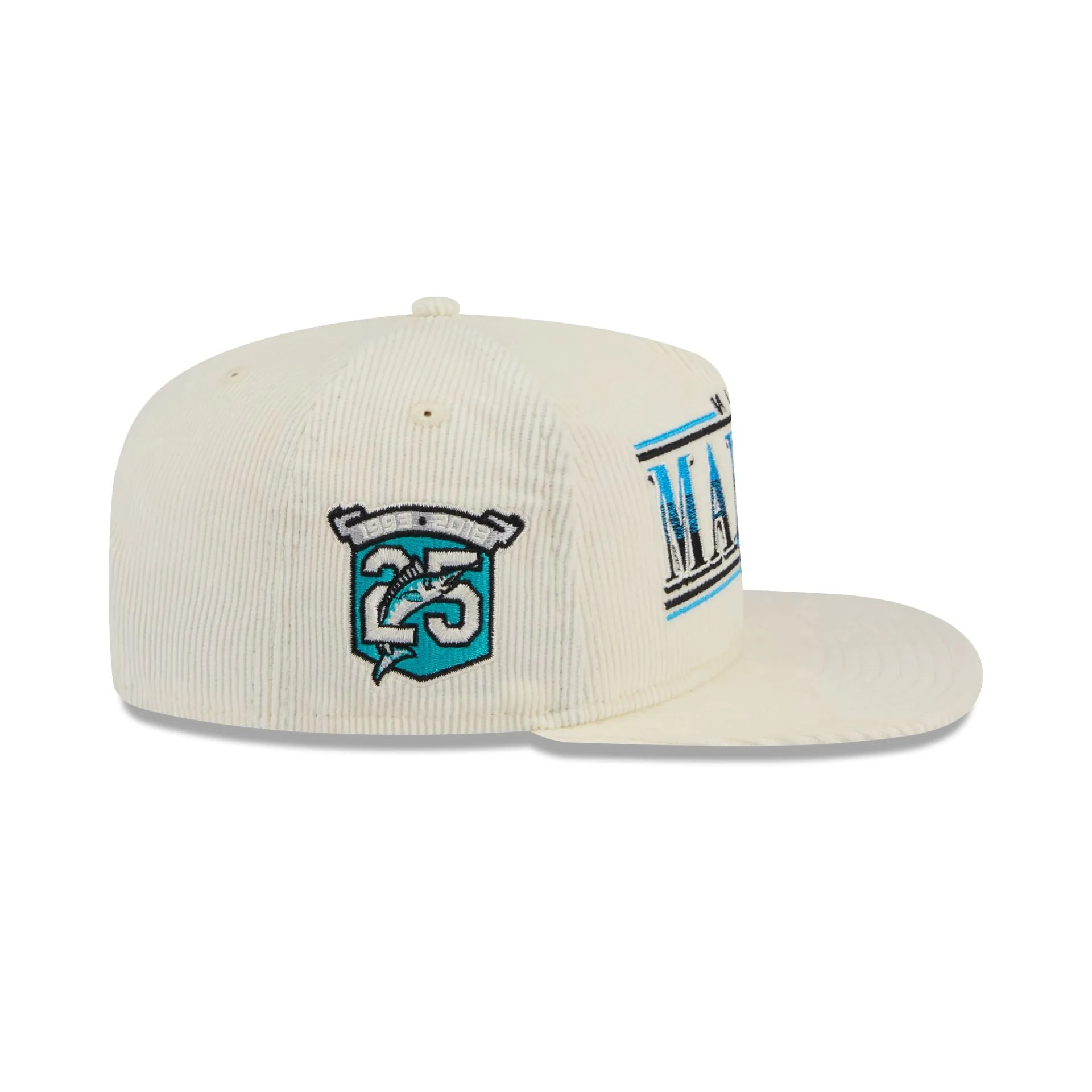 Miami Marlins Throwback Corduroy Golfer Hat