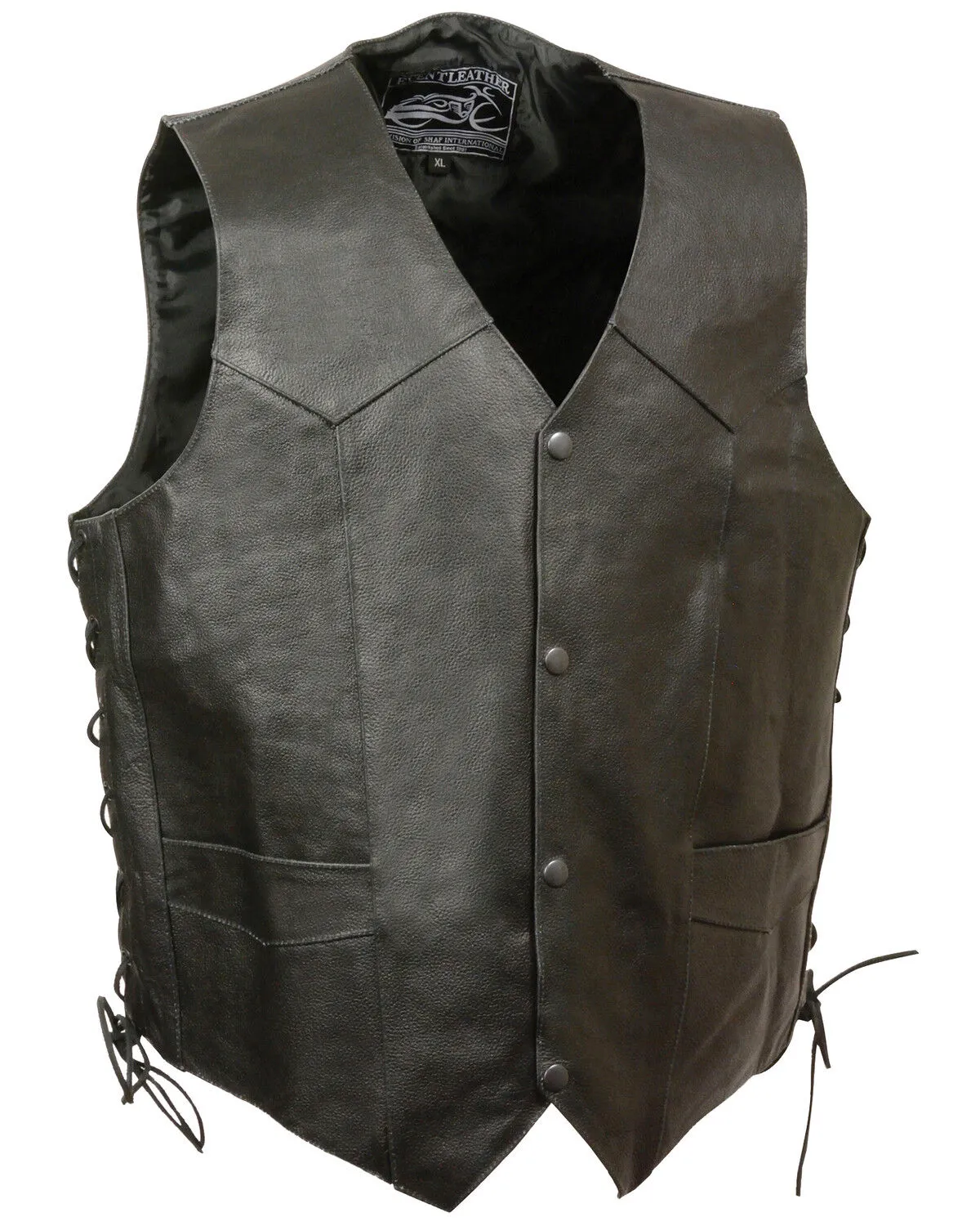 Milwaukee Leather Men's "Live to Ride" Flying Eagle Vest - 5X