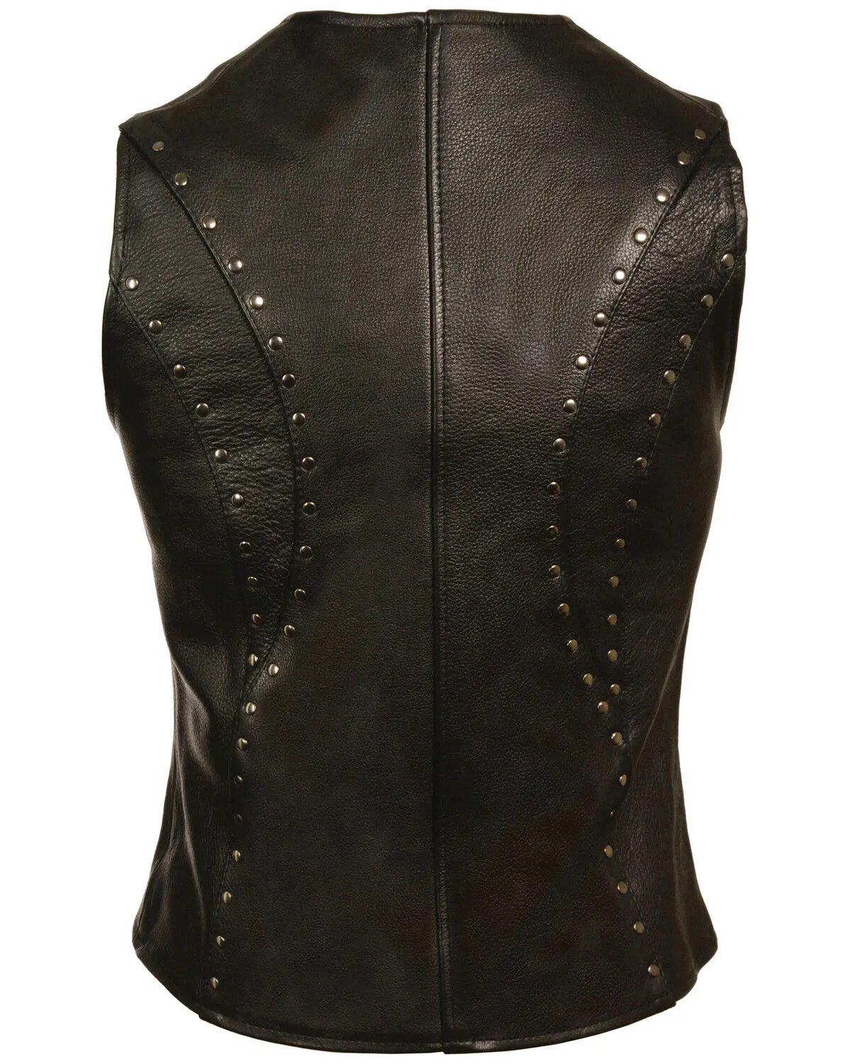 Milwaukee Leather Women's Studded Zip Front Vest