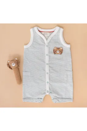 Mini Crochet Tiger Tank Romper