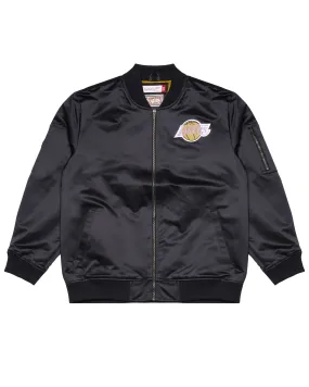 Mitchell & Ness NBA LIGHTWEIGHT SATIN BOMBER - LA LAKERS