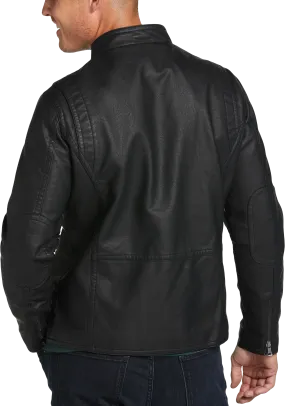 Modern Fit Faux Leather Moto Jacket