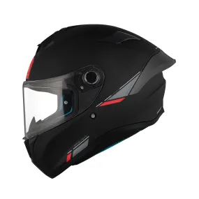 MT Targo S Plain Helmet - Matt Black