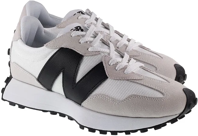 New Balance Trainers Mens 327 White Black