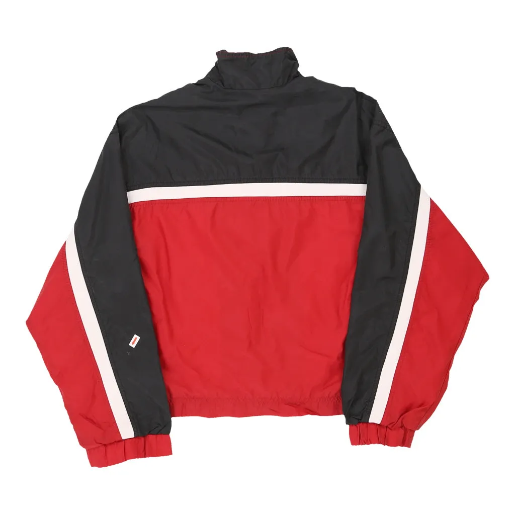 Nike Cropped Jacket - XS Red Polyester