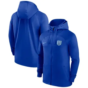 Nike England National Team Blue Strike Raglan Hoodie Full-Zip Track Jacket