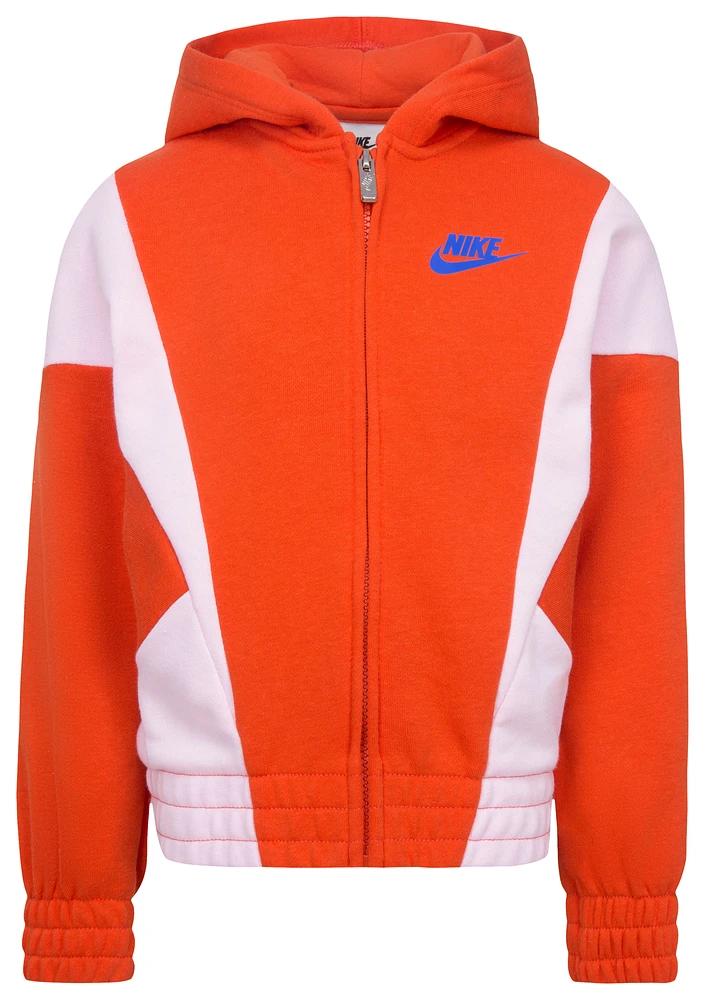 Nike Girls XO Swoosh Full-Zip Hoodie