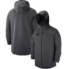 Nike Iowa State Cyclones Anthracite Tonal Showtime Full-Zip Hoodie Jacket