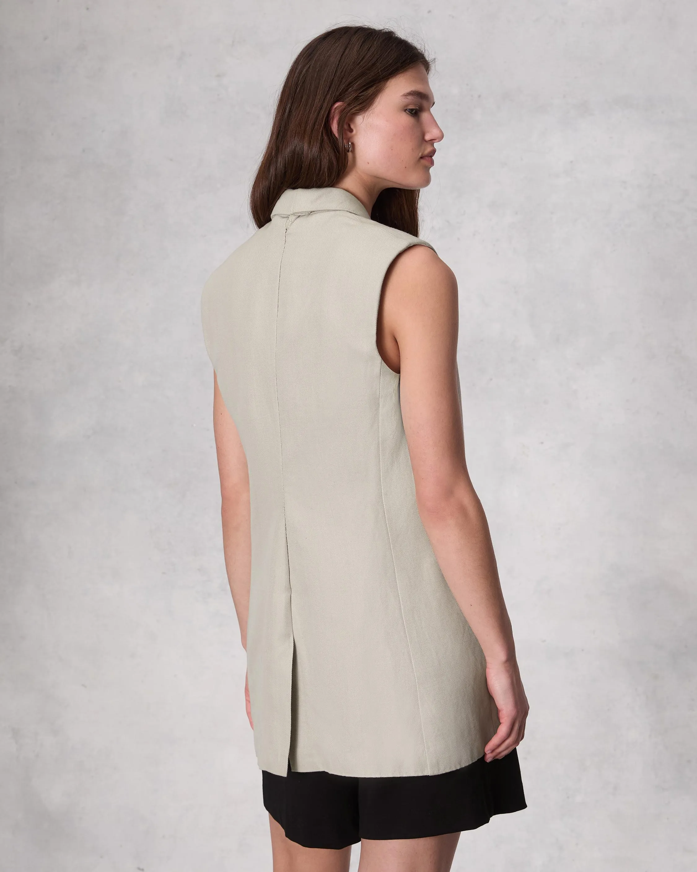 Odessa Cotton Linen Vest