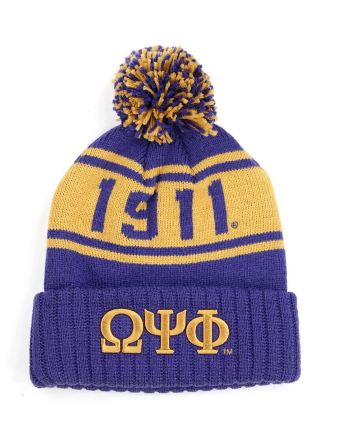 Omega Psi Phi Beanie Hat (Purple)