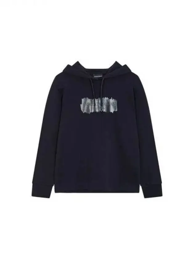 Overseas Station Season Big Chance 8 18 Women s Cotton Logo Hooded Sweatshirt Dark Navy 271477