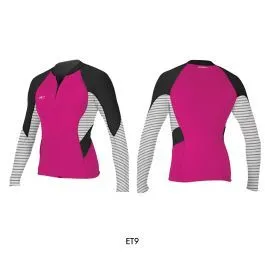 O'Neill Bahia 1mm Front Zip Neoprene Jacket 2018 - Pink