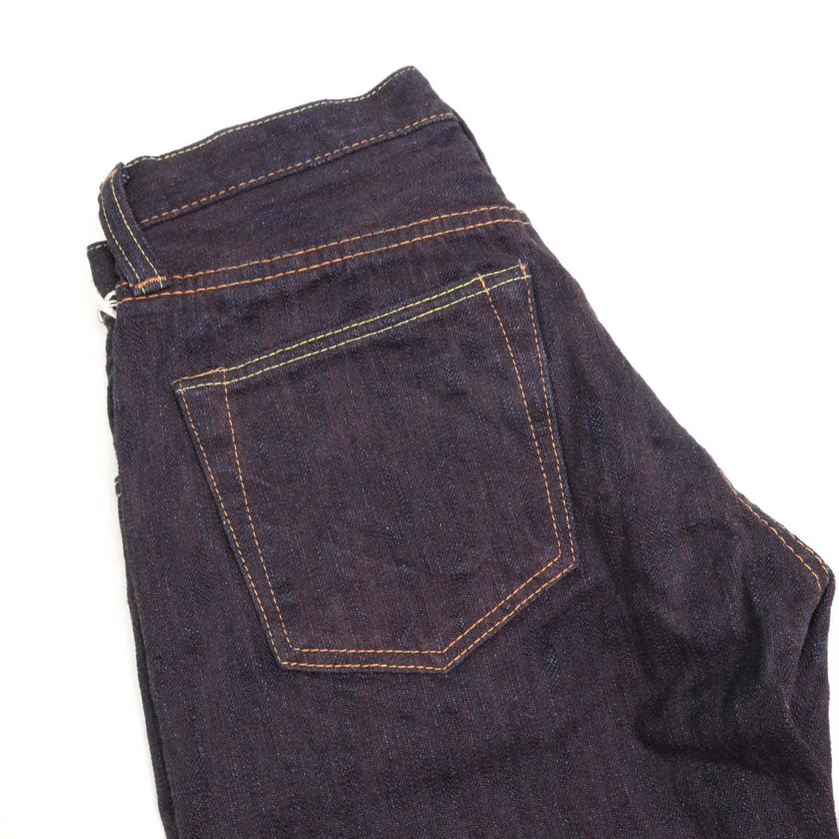 PER EX 019 ID 15oz Extra Slub Relax Taper Indigo x Persimmon jeans - Indigo