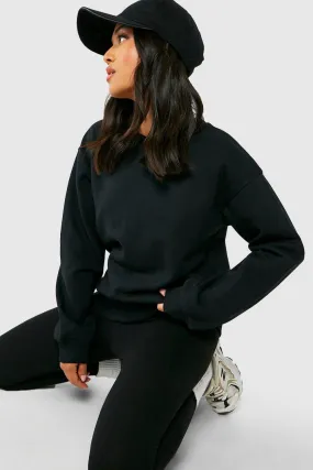 Petite Basic Sweatshirt & Leggings Tracksuit