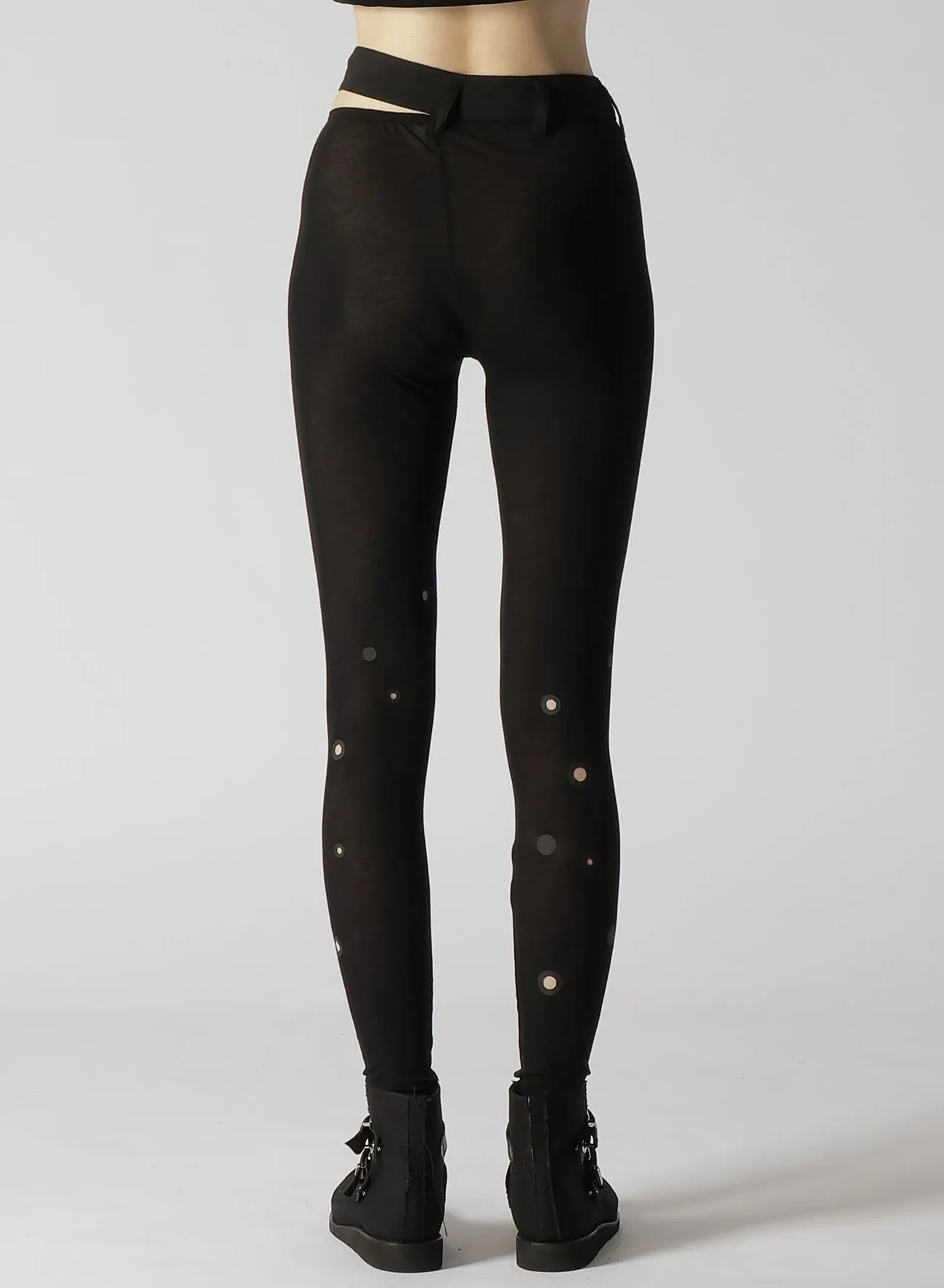 P/FLEX SINGLE JERSEY B L CUT OUT LEGGINGS