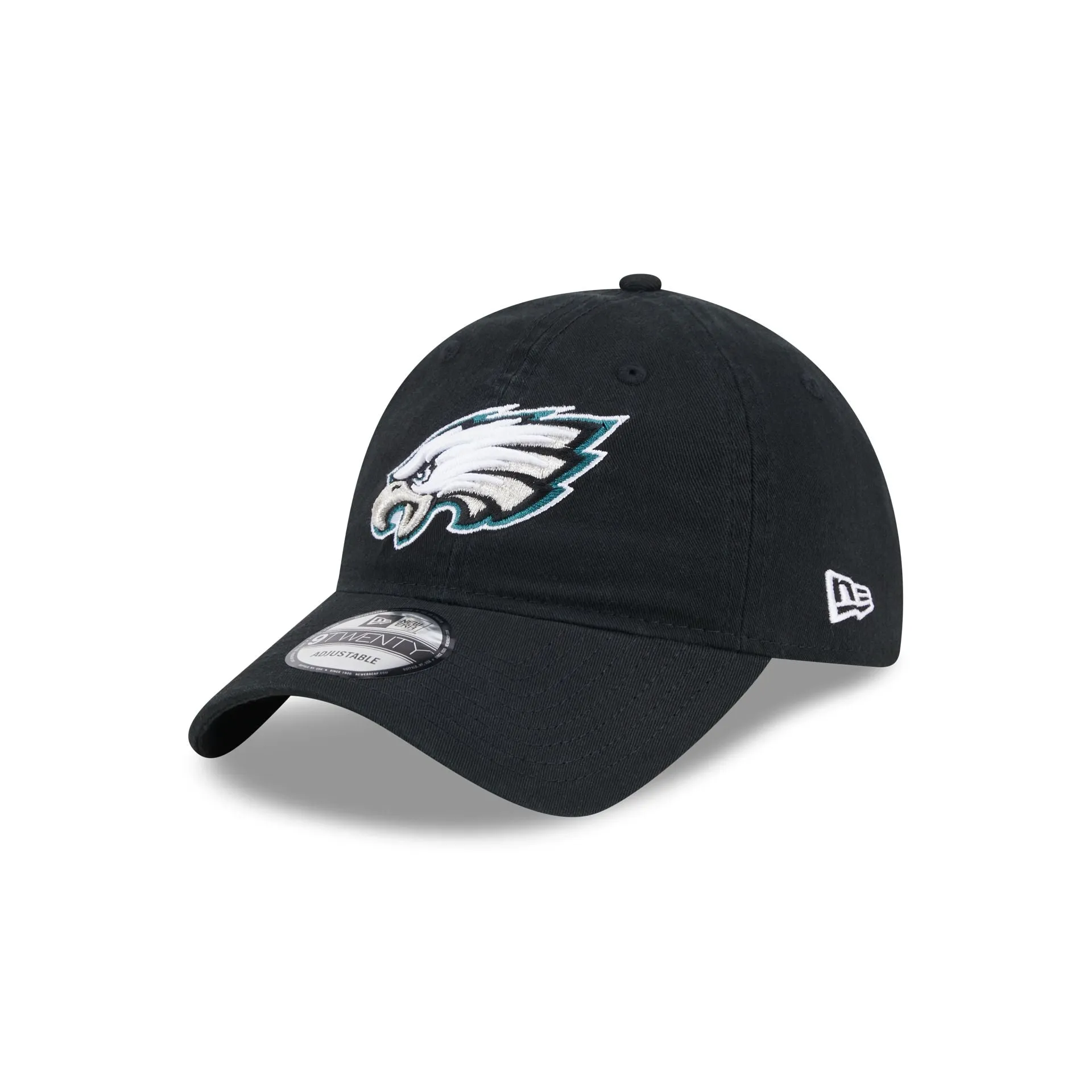 Philadelphia Eagles Black 9TWENTY Adjustable Hat