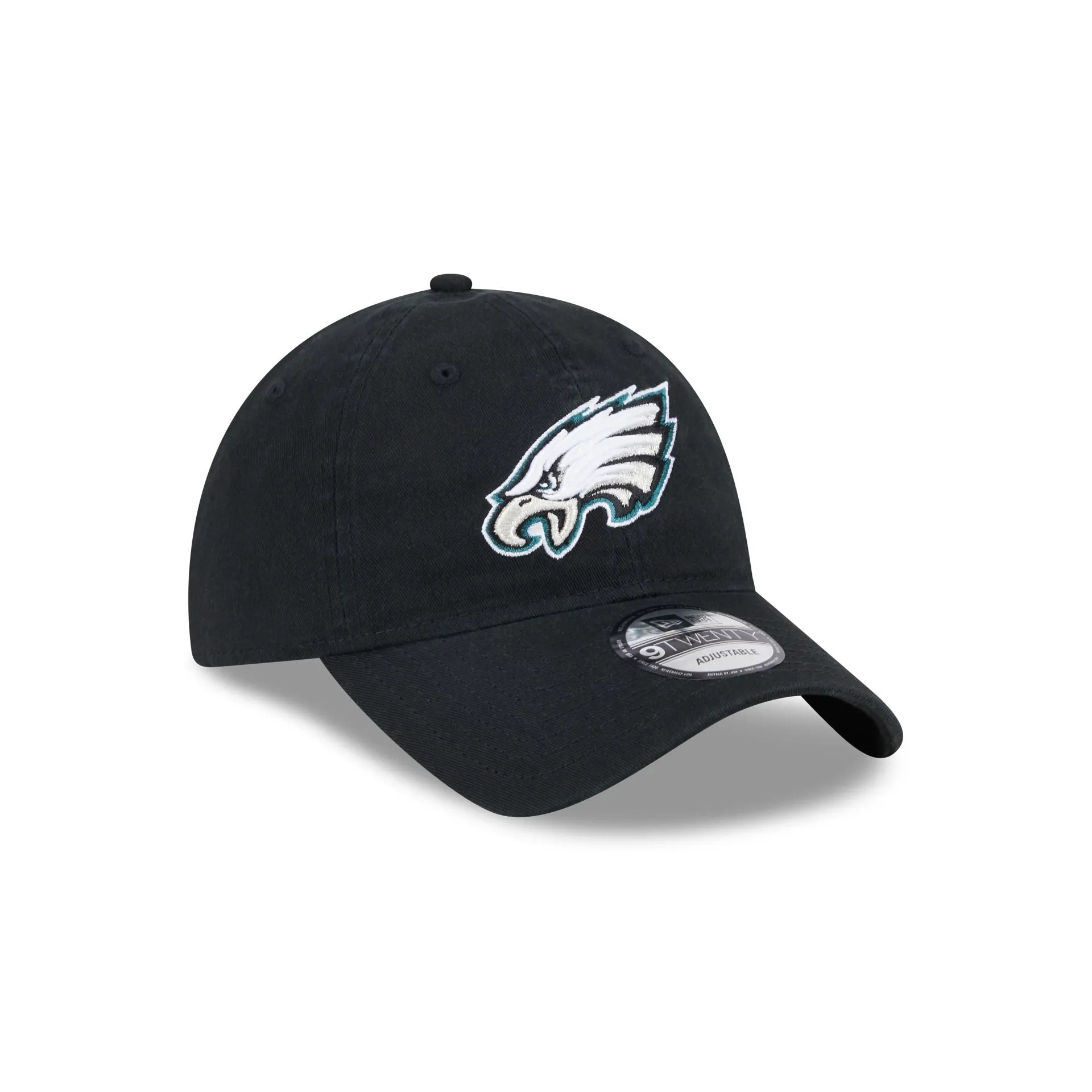 Philadelphia Eagles Black 9TWENTY Adjustable Hat