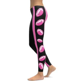 Pink Football Leggings