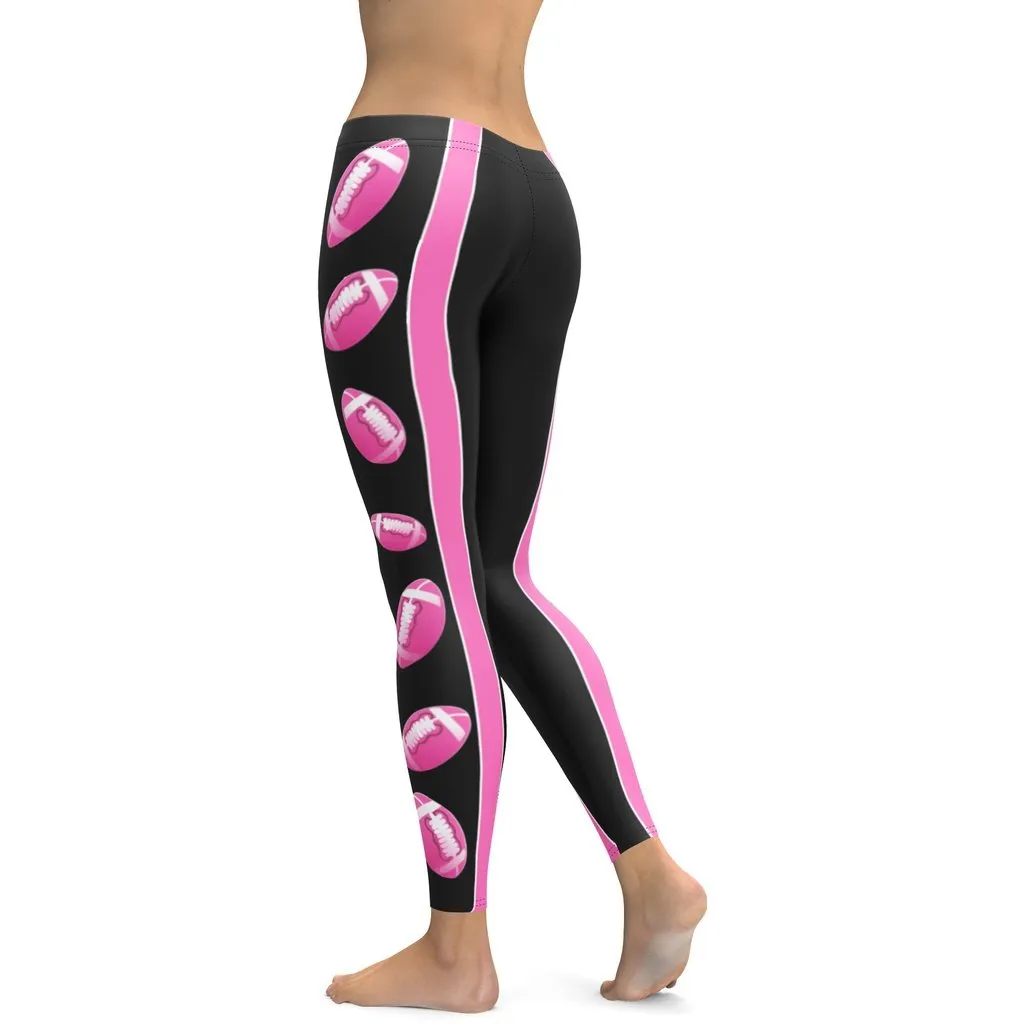 Pink Football Leggings