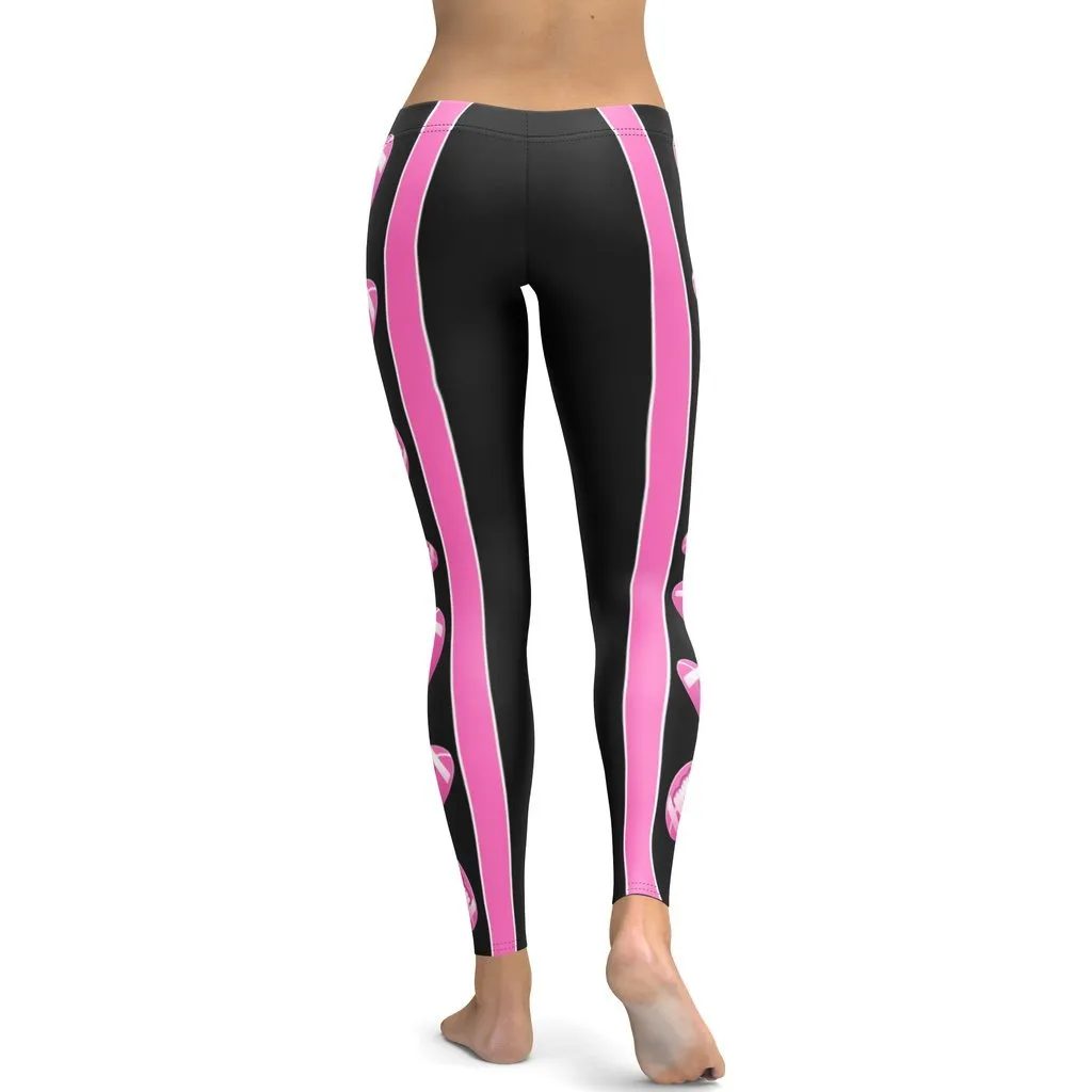 Pink Football Leggings