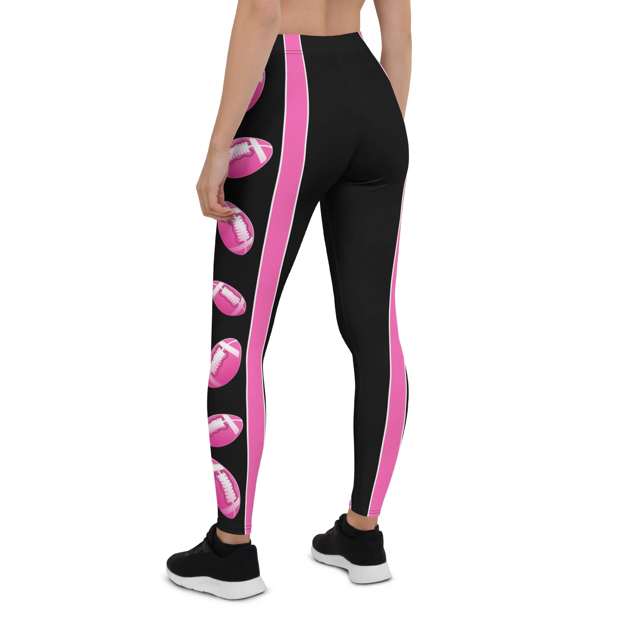 Pink Football Leggings