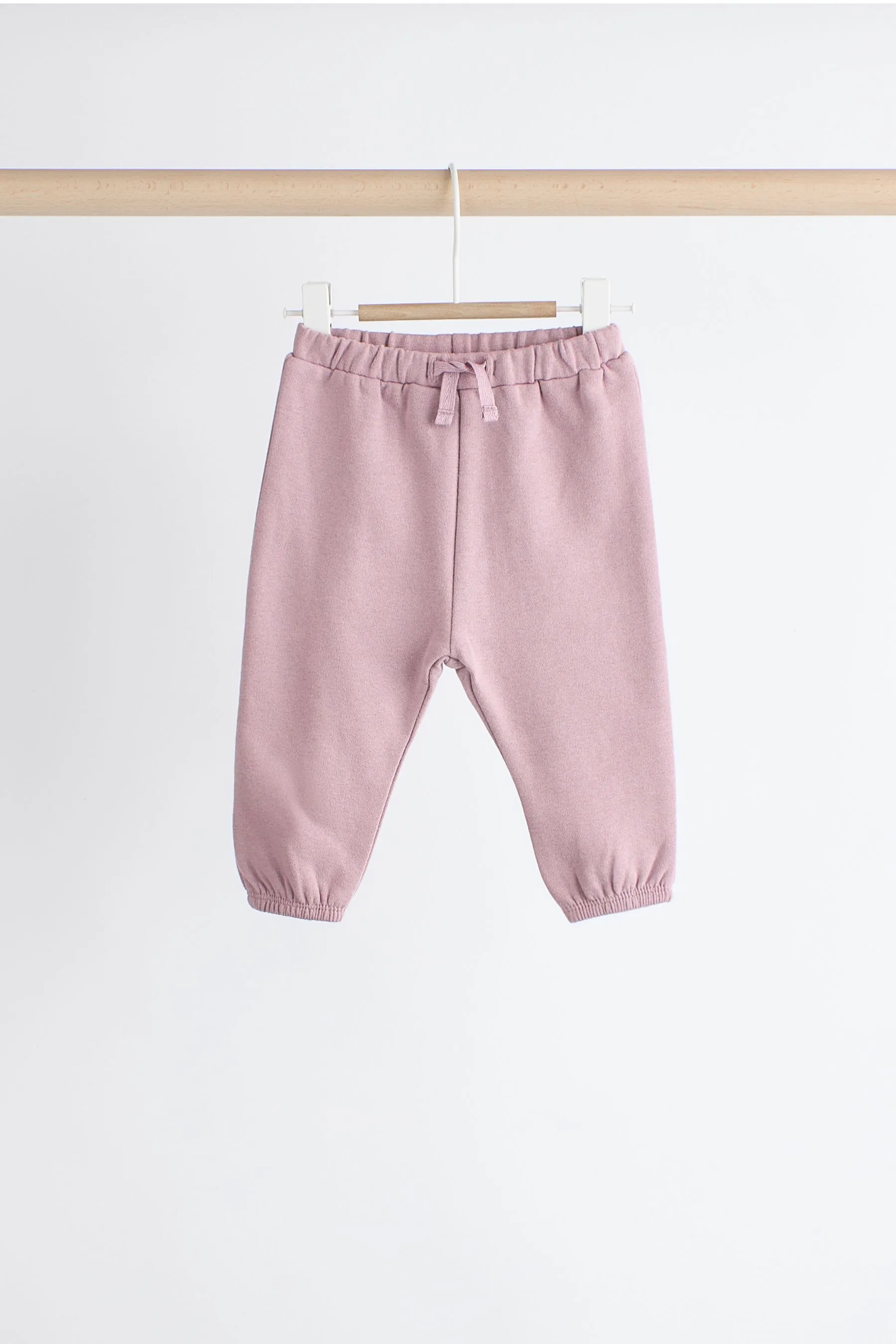 Pink/Cream Baby Sweatshirt & Joggers Set 6 Pack