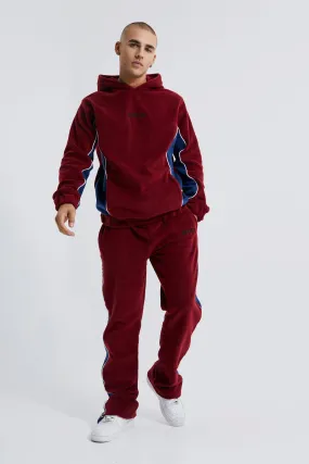 Polar Fleece Official Hooded Tracksuit | boohooMAN UK