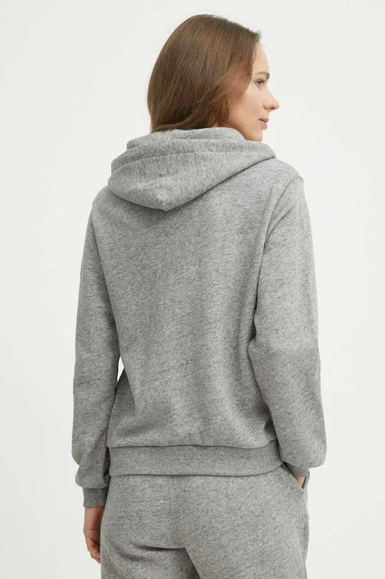 Polo Ralph Lauren cotton sweatshirt women's gray color hooded 211935584