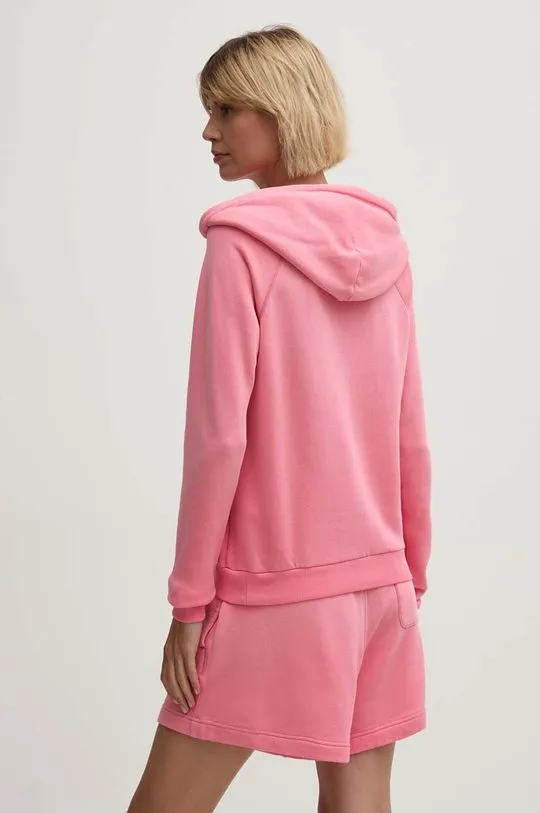 Polo Ralph Lauren cotton sweatshirt women's pink color hooded 211935583