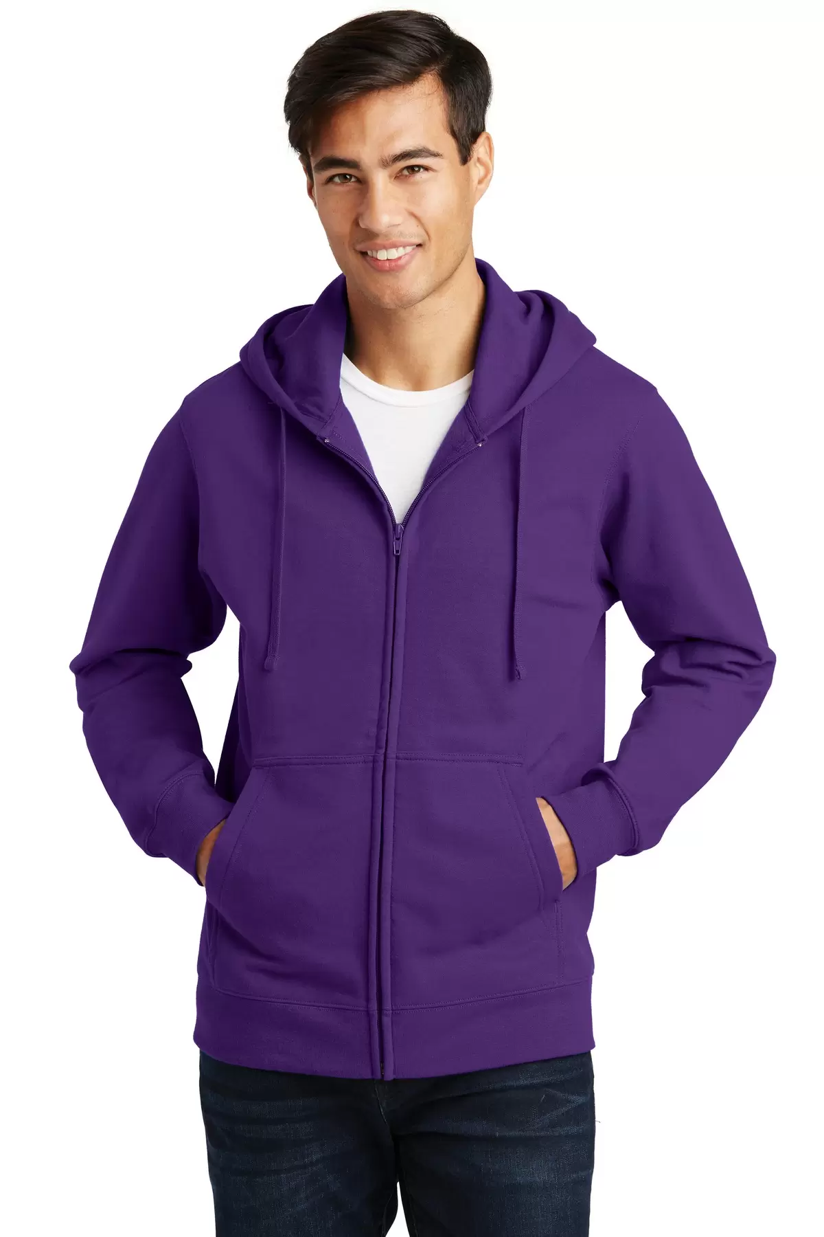 Port & Company PC850ZH Fan Favorite Fleece Full-Zip Hooded Sweatshirt SKU: PC850ZH