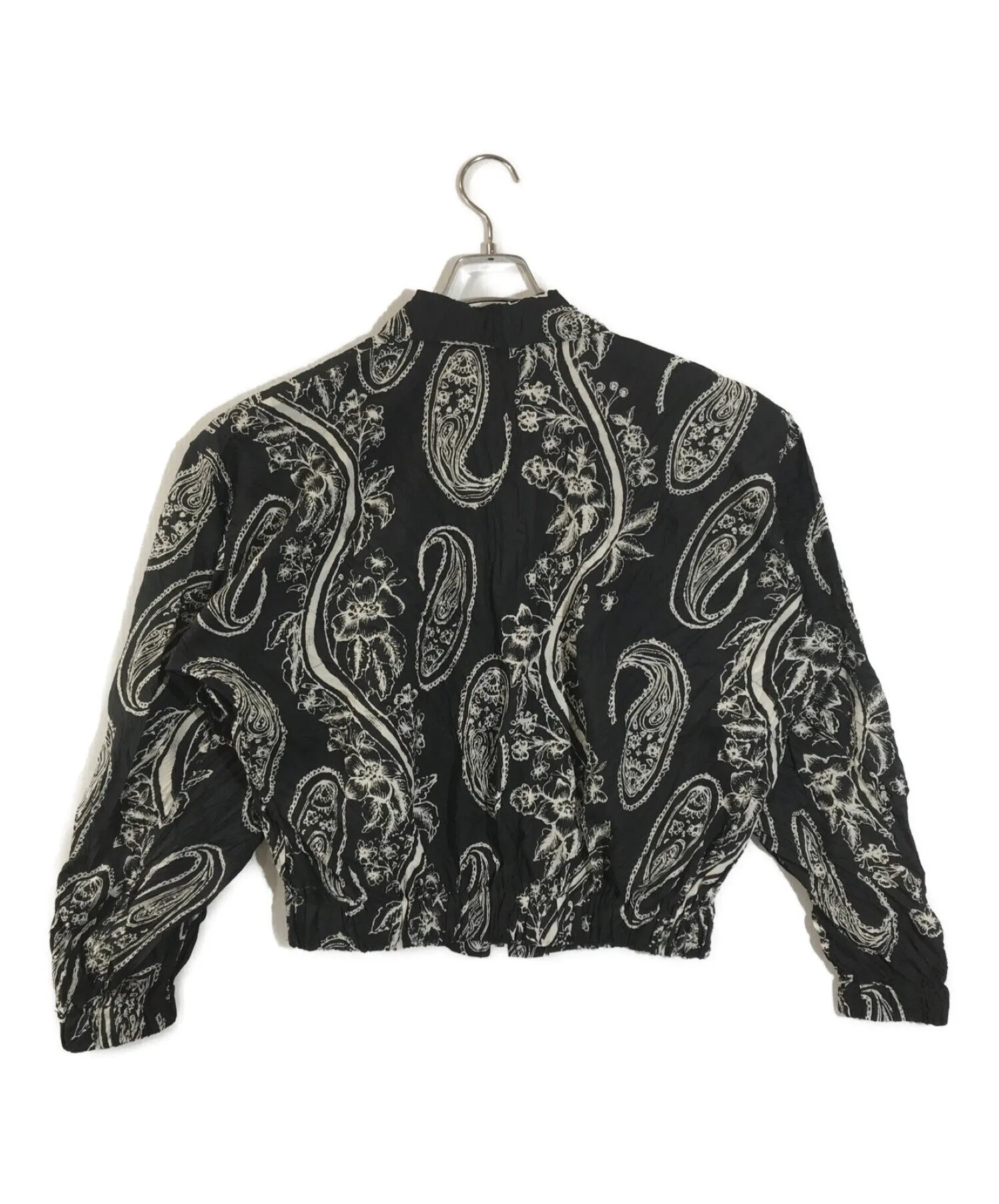 [Pre-owned] ISSEY MIYAKE Light Cropped Paisley Jacket IM61-FD702