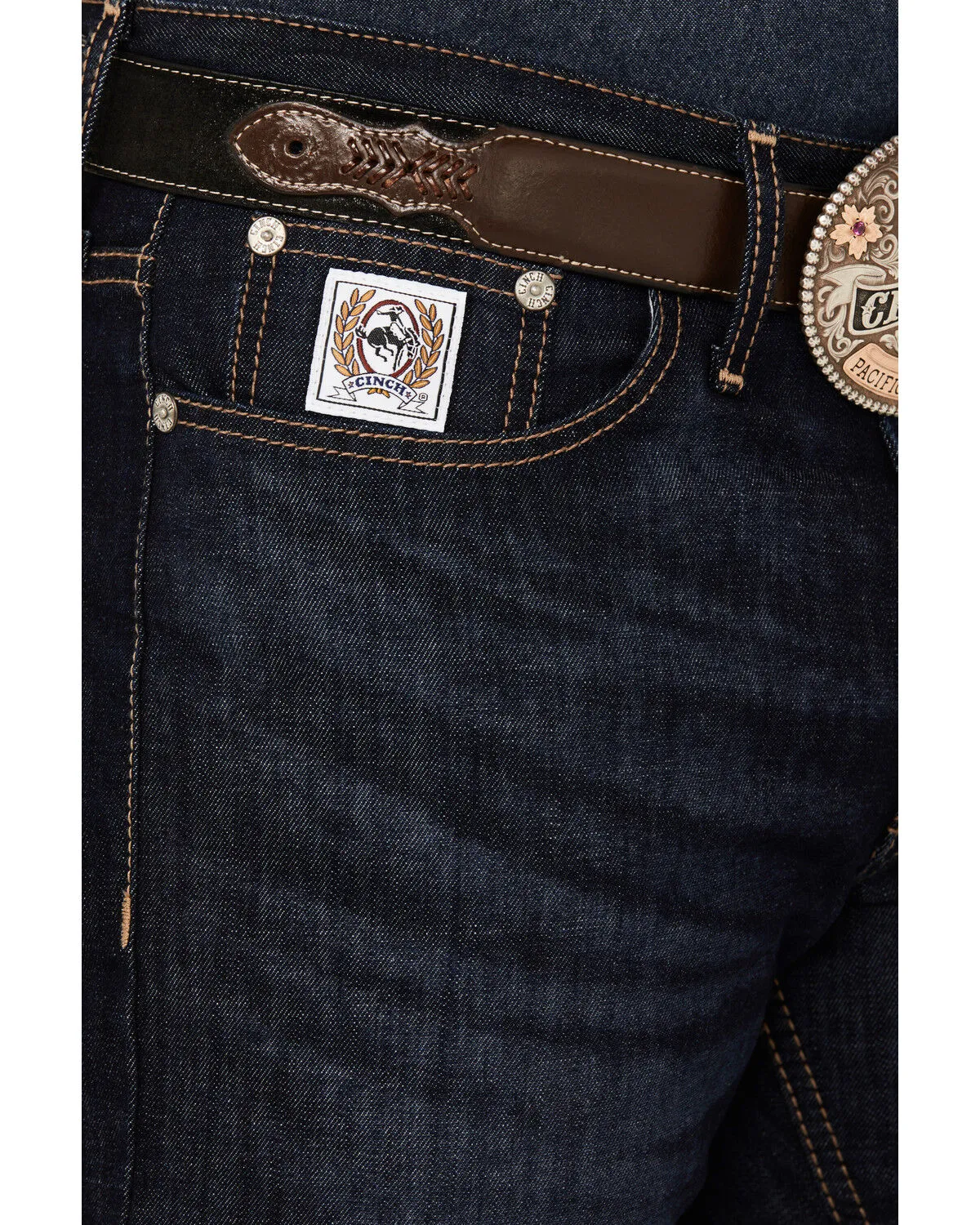 Product Name:  Cinch Men's White Label Dark Wash Relaxed Straight Rigid Denim Jeans