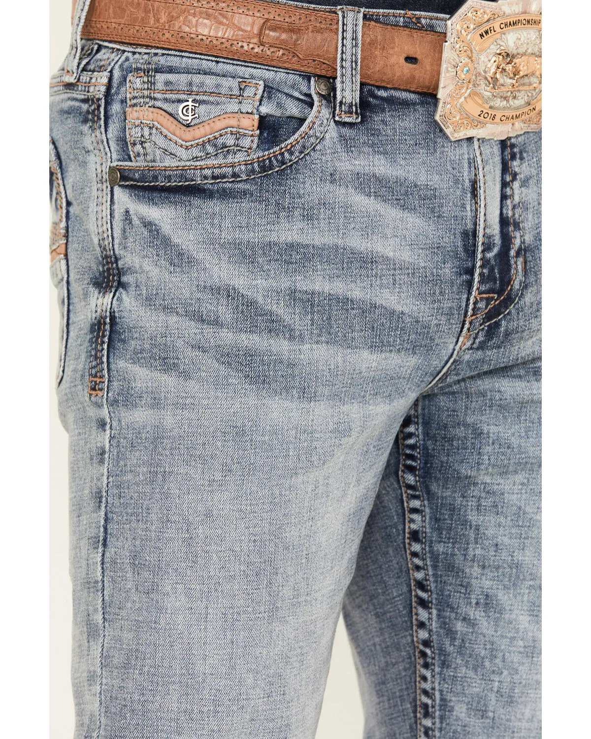 Product Name:  Cody James Men's Pinedale Slim Straight Stretch Denim Jeans