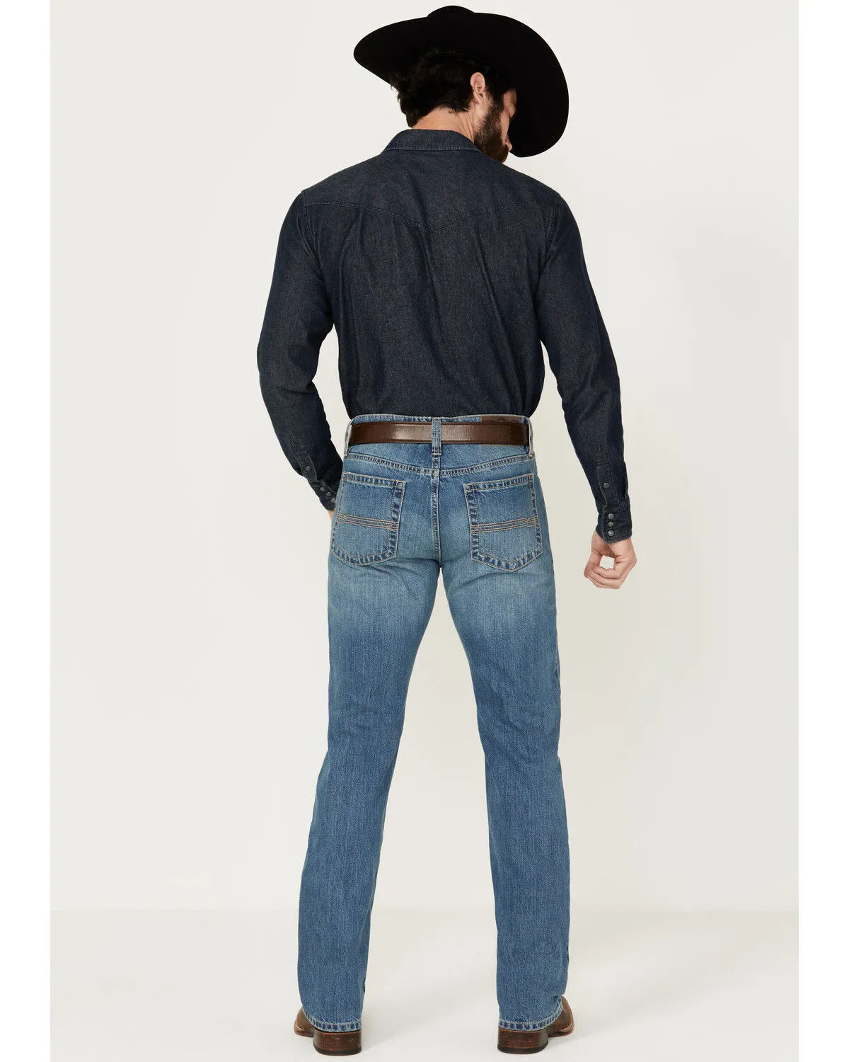 Product Name:  Cody James Men's Roughstock Medium Wash Slim Straight Rigid Denim Jeans