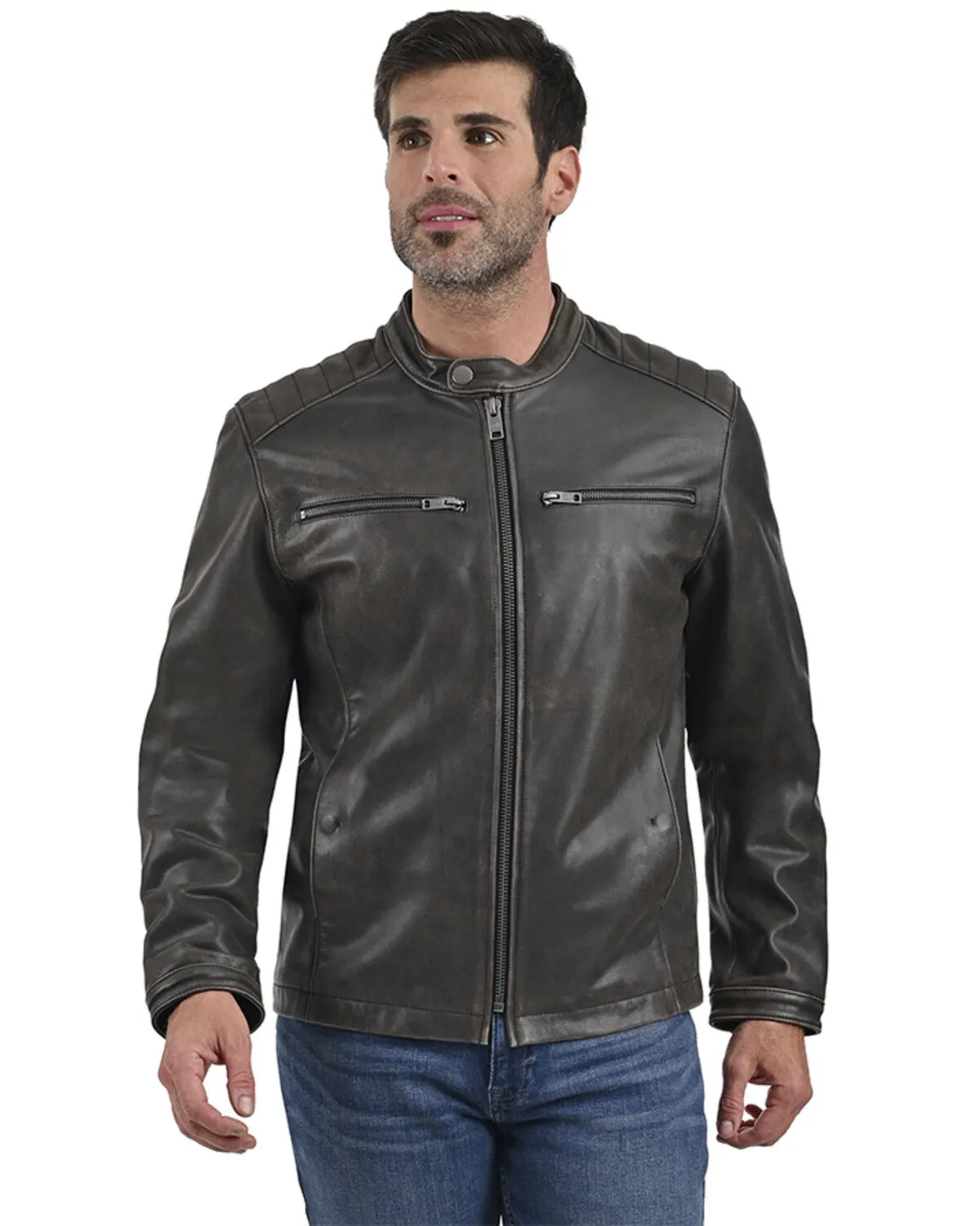 Product Name:  Frye Men's Fryce Racer Leather Jacket