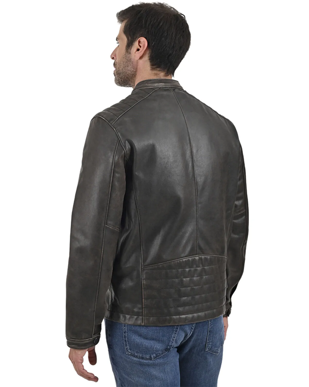 Product Name:  Frye Men's Fryce Racer Leather Jacket