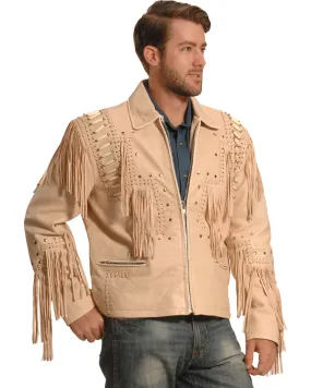 Product Name:  Liberty Wear Men's Fringed Leather Jacket - Big