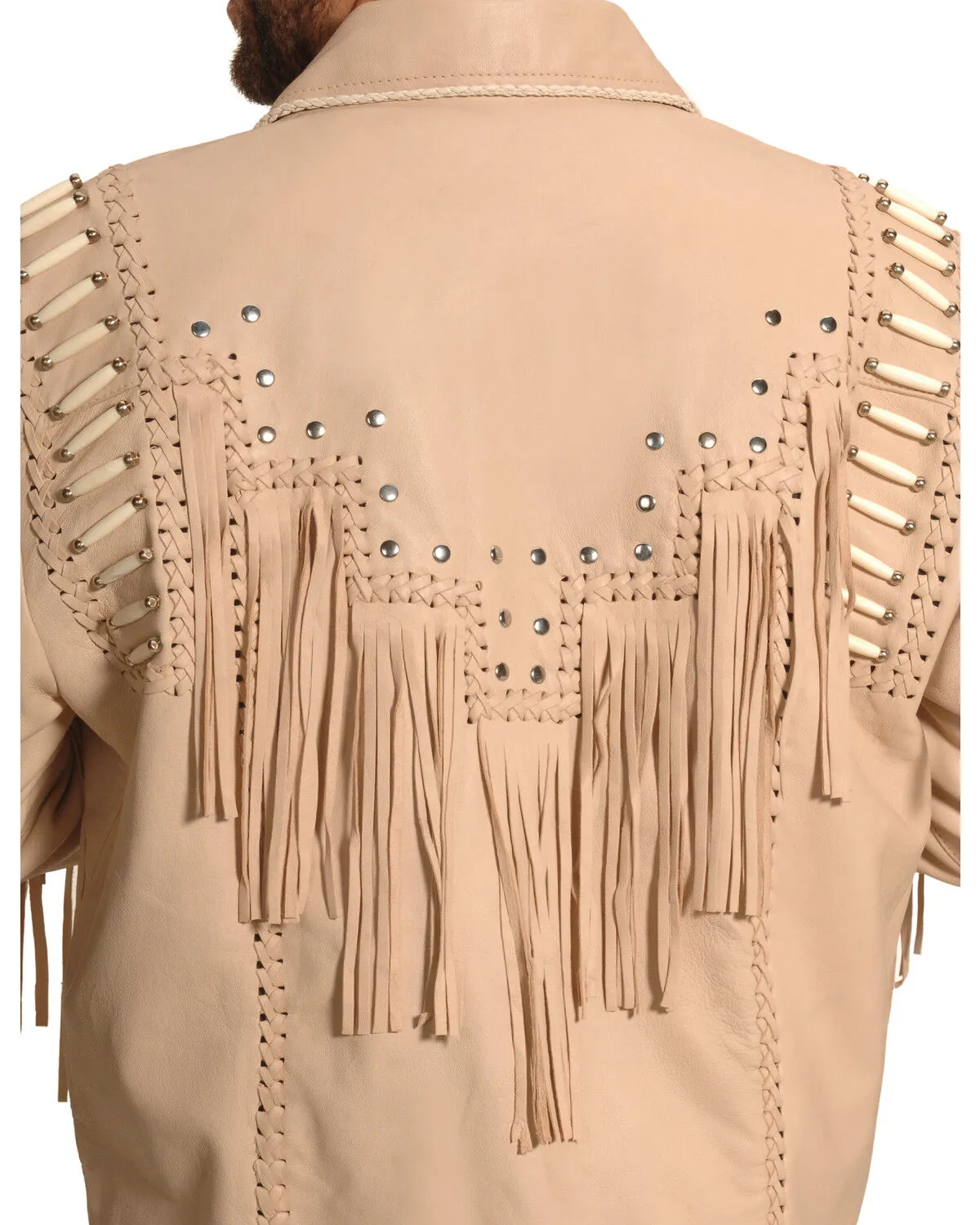 Product Name:  Liberty Wear Men's Fringed Leather Jacket - Big