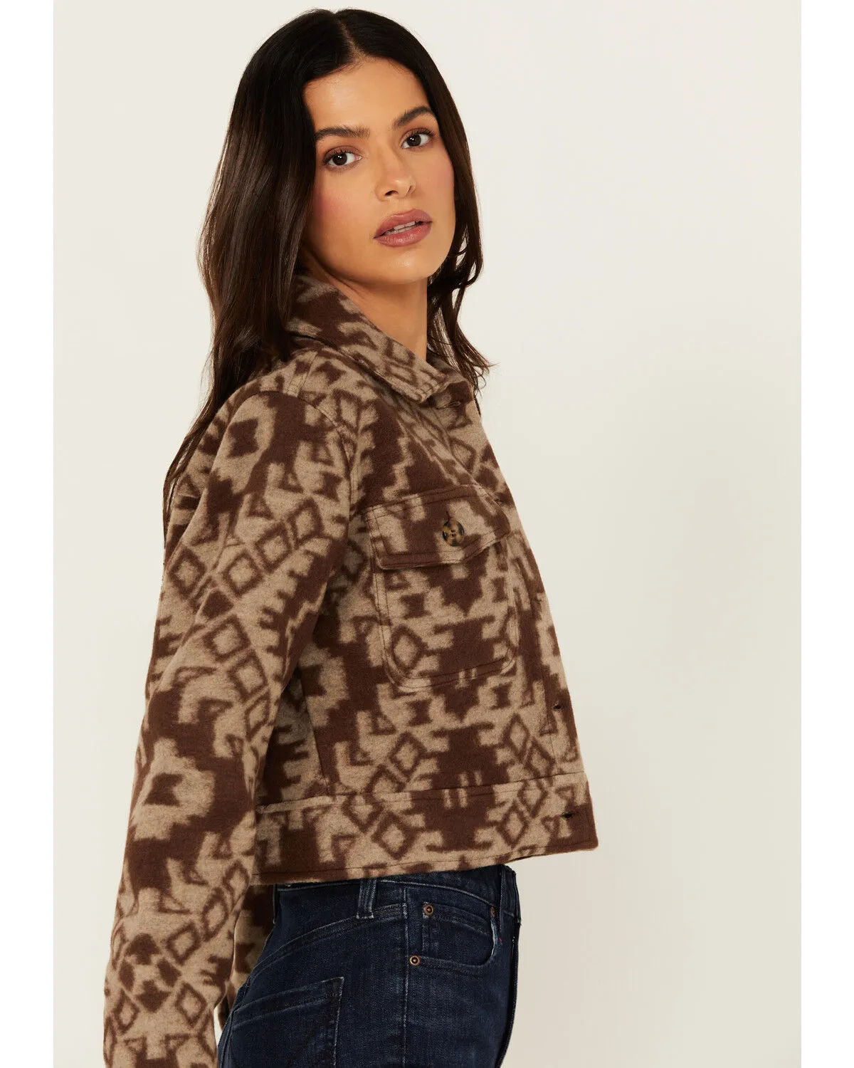 Product Name:  Shyanne Women's Cropped Southwestern Print Jacket