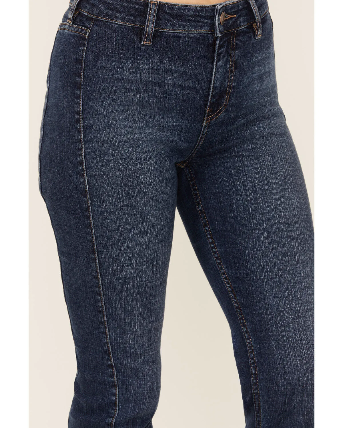 Product Name:  Shyanne Women's Dark Wash Delaney Flare Stretch Denim Jeans