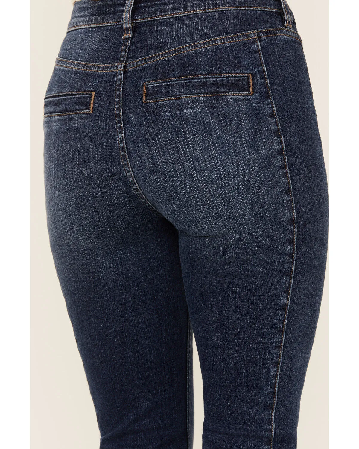 Product Name:  Shyanne Women's Dark Wash Delaney Flare Stretch Denim Jeans