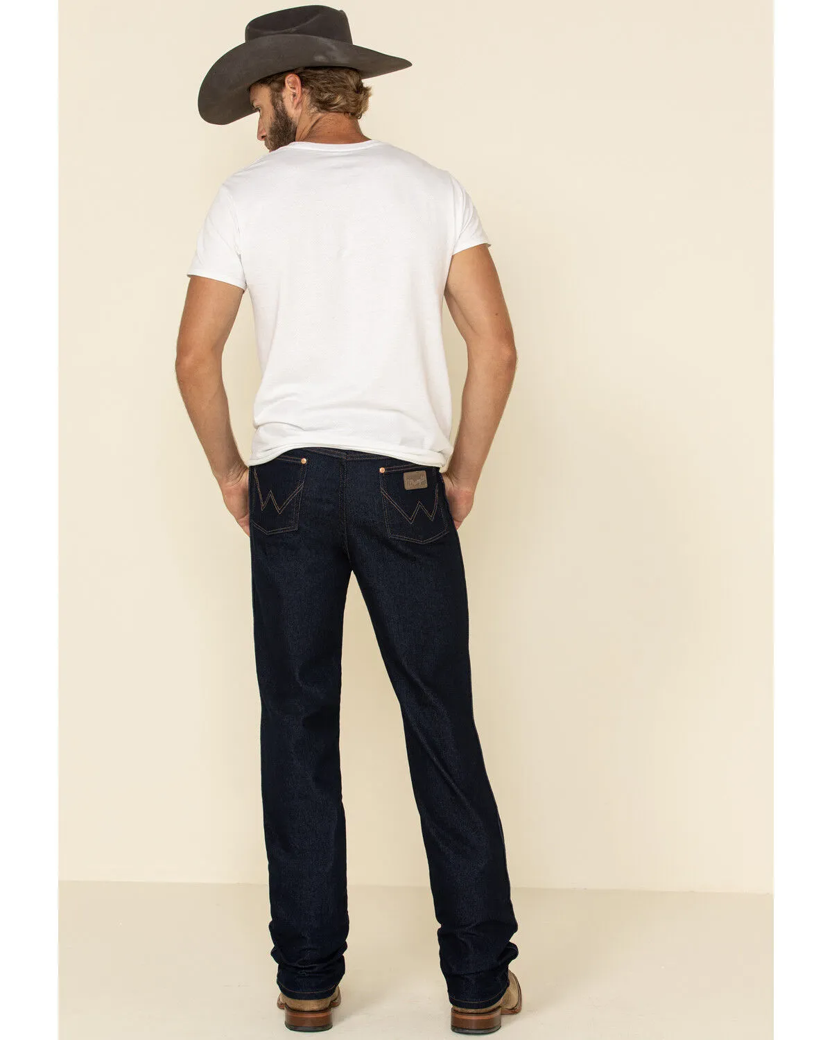 Product Name:  Wrangler Men's Active Flex Prewashed Slim Cowboy Cut Denim Jeans