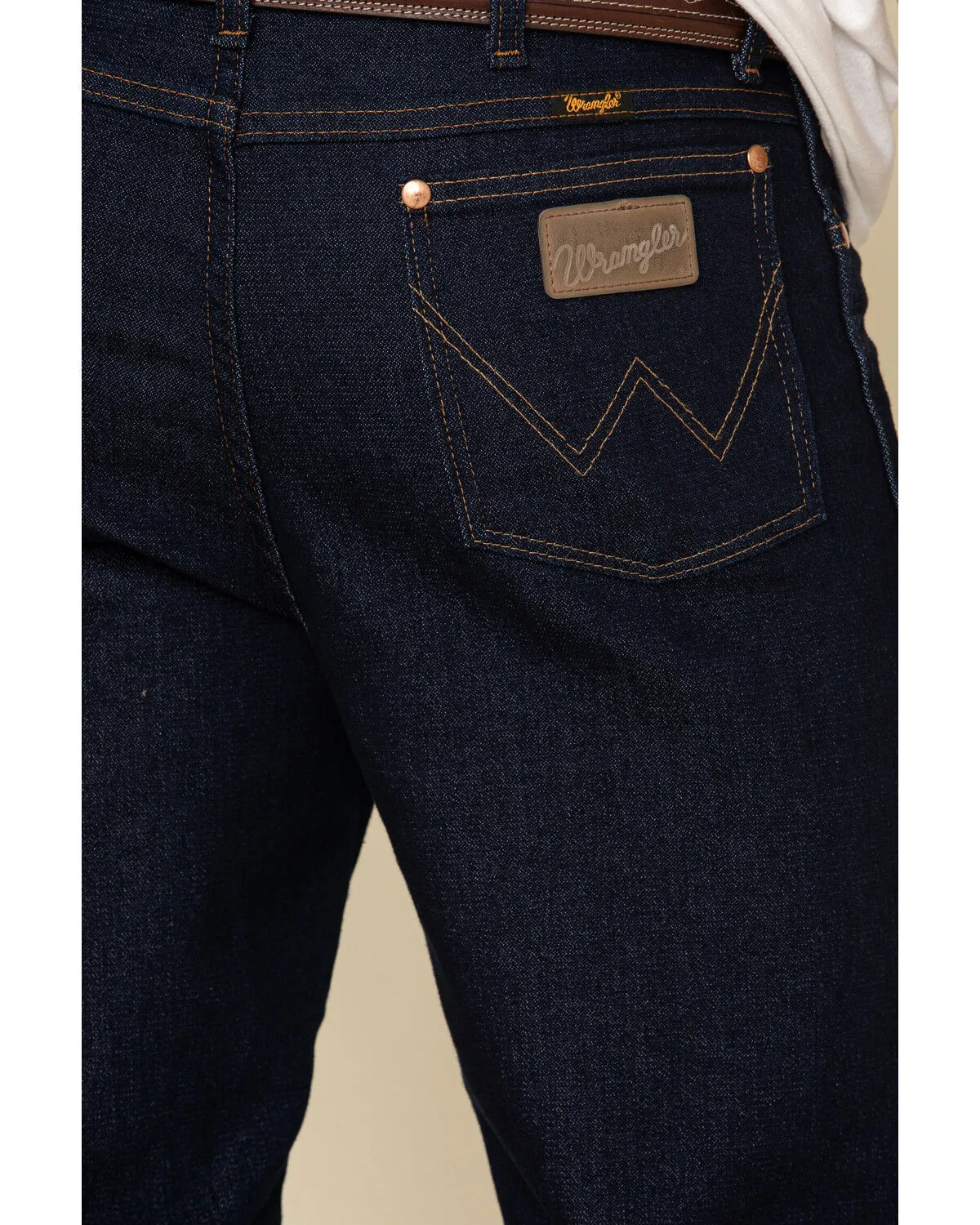 Product Name:  Wrangler Men's Active Flex Prewashed Slim Cowboy Cut Denim Jeans