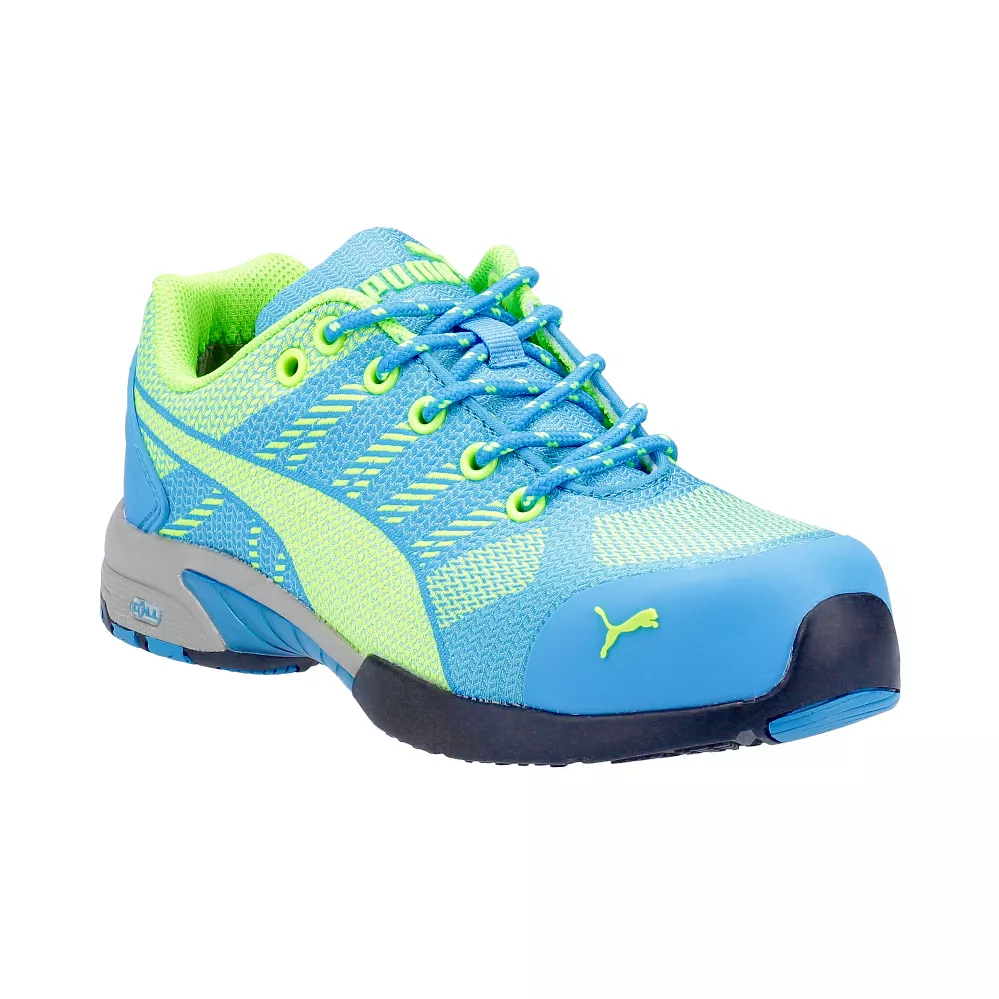 Puma Celerity Knit  Womens  Safety Trainers Blue/Green Size 6 - Screwfix